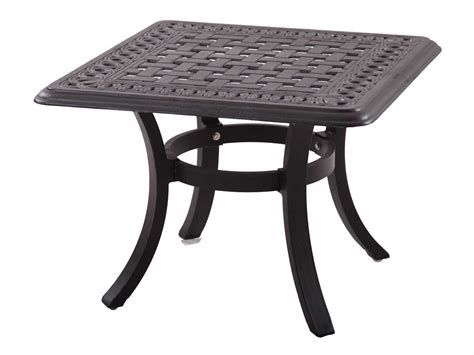 Metal patio coffee tables include coffee tables that are crafted from wrought iron, steel, aluminum, and cast aluminum. Darlee Outdoor Living Series 88 Cast Aluminum Antique ...