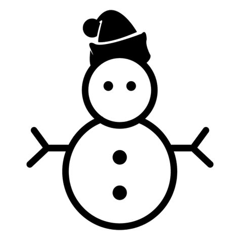 Snowman christmas icon - Transparent PNG & SVG vector