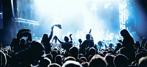 Concert Crowd At Live Music Festival Stock Image Everypixel