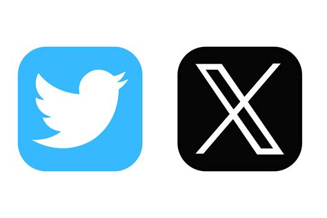 X New Twitter Icon Twitter Rebrand Little Bird To X Letter Symbol Twitter X New Logo Vcetor