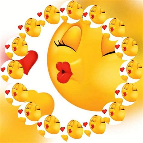 Küsse für dich Daizo Smiley liebe Küsse und umarmungen Lustiges emoji