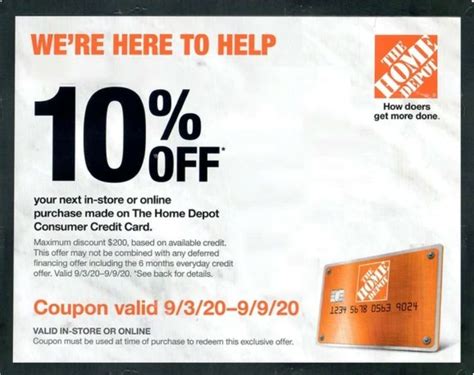 Should your items not be quite what you were looking for, you have a full 90 days to return your item for a refund/credit. Home Depot−10% Off Entire Purchase−𝗜𝗻𝘀𝘁𝗮𝗻𝘁 𝗗𝗲𝗹𝗶𝘃𝗲𝗿𝘆 | Home depot credit, Depot, Vent a hood