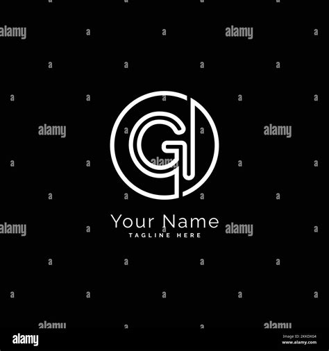 Letter G Logo Vector Design Template Round Shape Image With Alphabet G