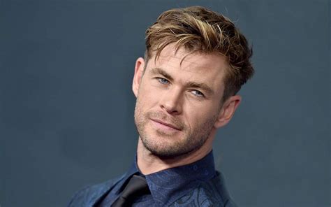 You see this right away, when they're first born. Chris Hemsworth says he likes to shoot non-stop action ...