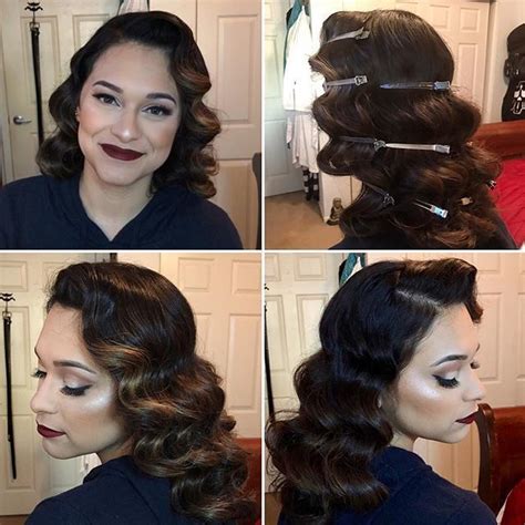 Flawless Finger Waves For This Beaut Hair Was Styled By Patte Luna