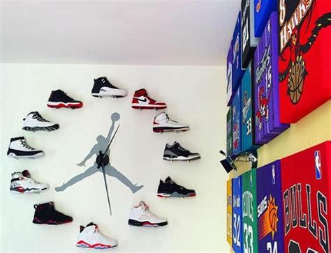 See what's happening with the jordan brand. AIR JORDAN CLOCK | Sneakerhead bedroom, Shoe room