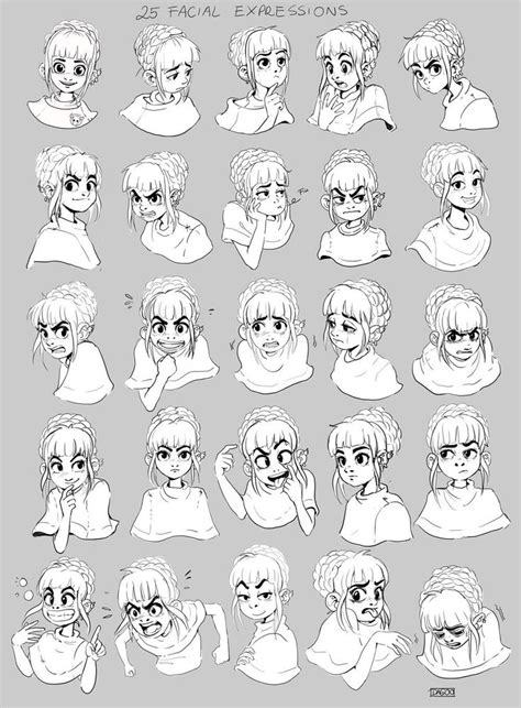 Billedresultat For Facial Expressions Drawing Drawing Face