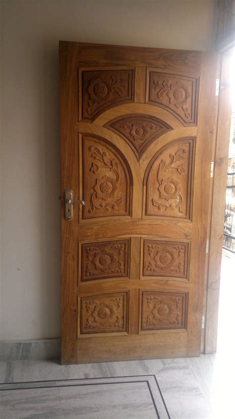 Single Wooden Door Designs For Indian Homes