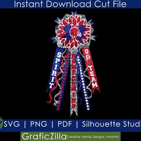 Homecoming Mum Clip Art Instant Download File Sublimation Etsy