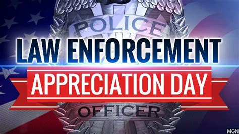 Groups Recognize National Law Enforcement Appreciation Day
