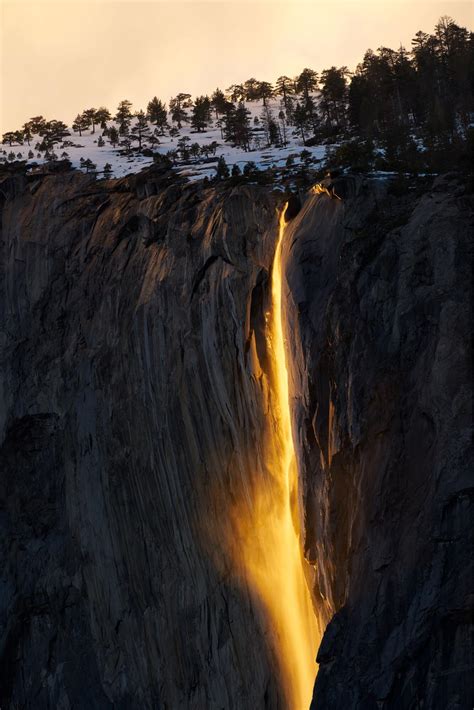 Yosemite Fire Falls Pics