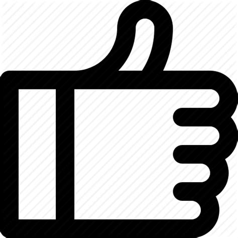 Basic Icon Facebook Like Network Social Media Thumbs Up Icon