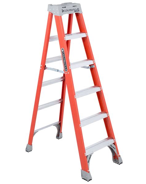 Louisville Ladder 6 Foot Fiberglass Step Ladder Type Ia 300 Pound
