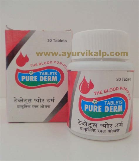 Eden Herbals Pure Derm 30 Tablets Blood Purifer