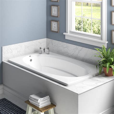 Jacuzzi® Signature® 72 X 42 Drop In Bathtub Birch Lane