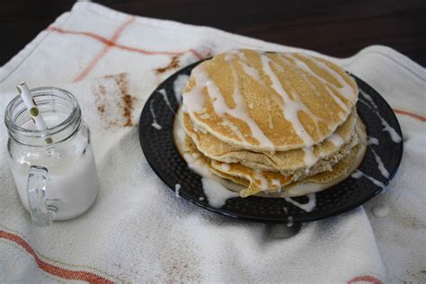 Cinnamon Pancakes With Icing