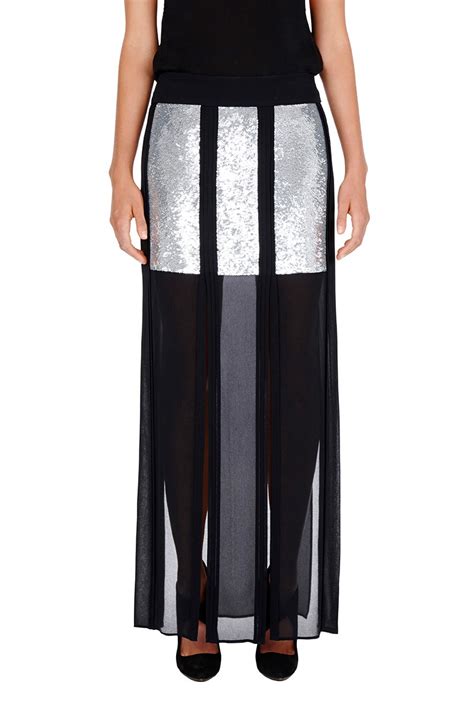 Lyst Sass And Bide Maxi Skirt In Blue