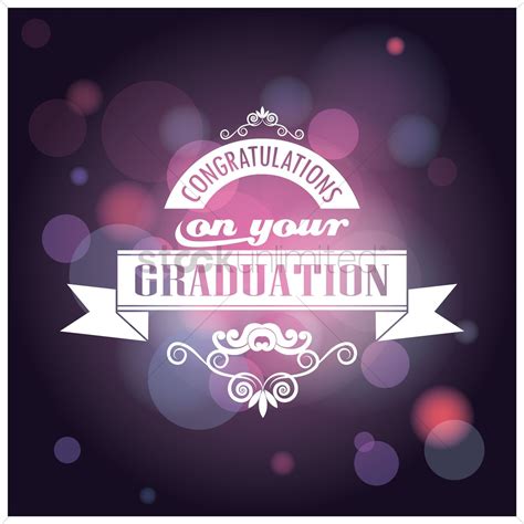 Congratulations On Your Graduation Card Vector Image 1710369