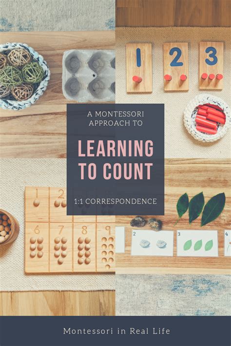 Learning To Count One To One Correspondence — Montessori In Real Life