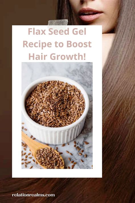 Flax Seed Gel Recipe To Boost Hair Growth Flaxseed Gel Boost Hair Growth Hair Growth