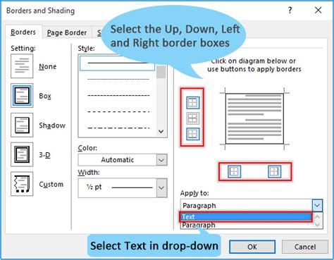 How To Create Border Around Text In Word Document