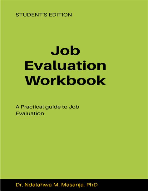 Pdf Job Evaluation Workbook A Practical Guide To Job Evaluaion