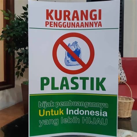 Catatan fgd lautan plastik dan ancaman ekologi halaman all. Jual Poster Hemat Sampah Plastik 2 Kab Sleman Syafana Tokopedia