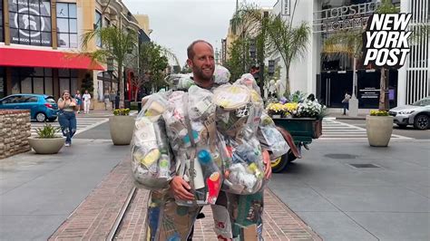 Eco Activist Rob Greenfield Wears 30 Days Of Trash