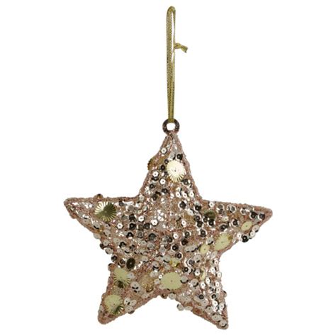 6 Tri Color Gold Star Shaped Christmas Ornament Christmas Central