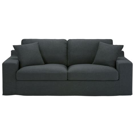 Die rückenlehne ist mit ziernähten verziert und die innenstruktur besteht aus holz, stahl und sperrholz. Sofa 3 Sitzer Eckig Günstig : Mendini 3-Sitzer-Sofa in ...