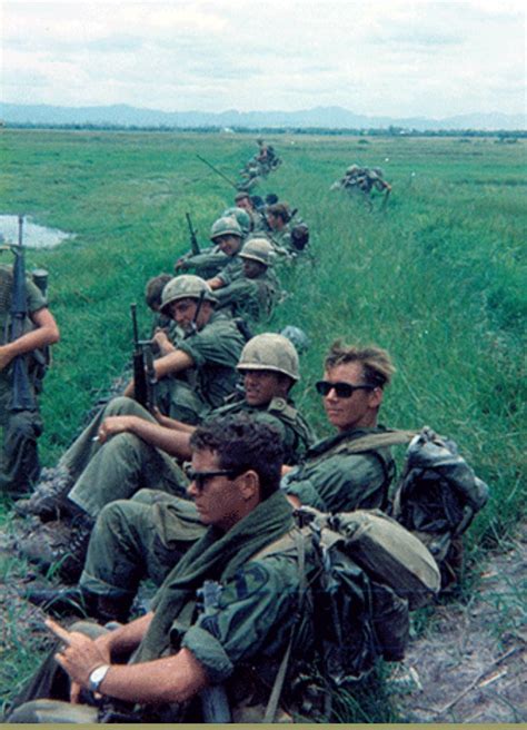 Taking A Break While On Patrol More American War American Soldiers