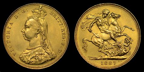 Victoria 1887 Gold Sovereign