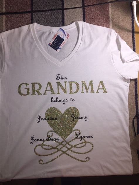 This Grandmother Belongs To Custom Shirt Etsy In 2020 Mom Shirt