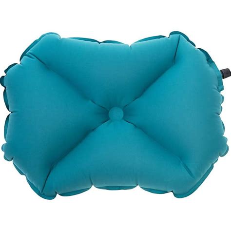 Klymit Pillow X Ultralight Durable Inflatable Camping Travel Pillow Teal Blue