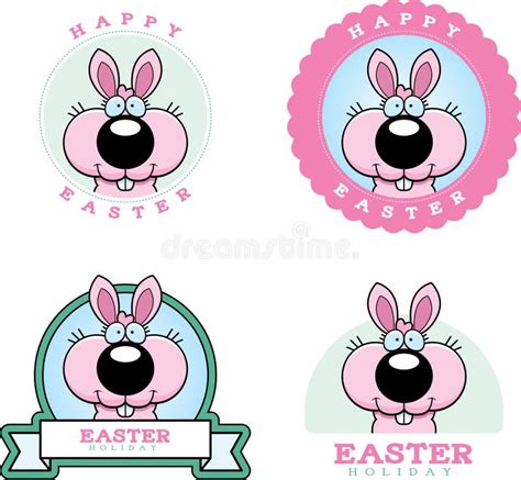 Sad Cartoon Easter Bunny Stock Vector Illustration Of Eggs 47752324