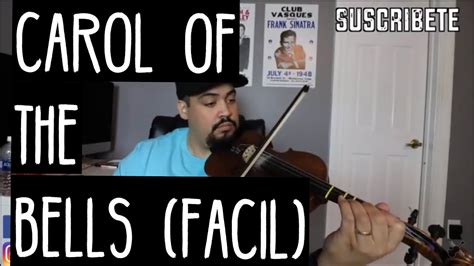 Carol Of The Bells Violin Tutorial Facil Youtube