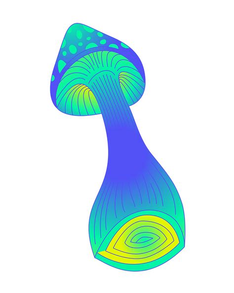 Trippy Mushroom Png Free Download For Psychedelic Art Projects