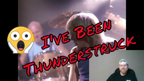 I Ve Been Thunderstruck AC DC Thunderstruck Reaction Video YouTube