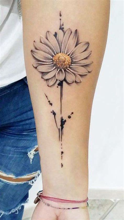 30 Delicate Flower Tattoo Ideas Daisy Tattoo Designs Forearm Tattoo