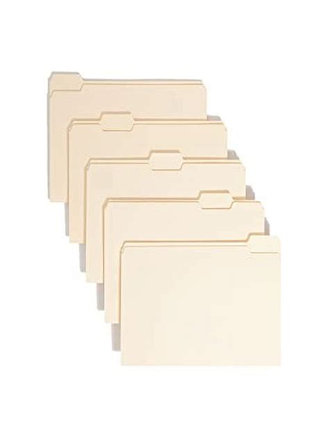 Smead File Folder 15 Cut Tab Assorted Positions Letter Size Manila