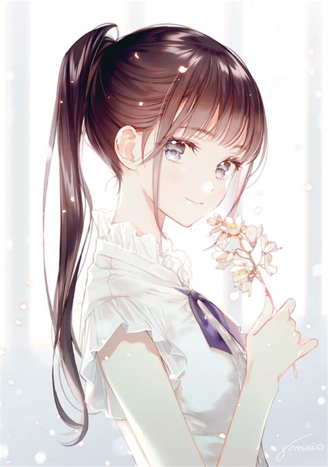 Cherry Blossom Oriignal Anime Neko Kawaii Anime Girl Cool Anime