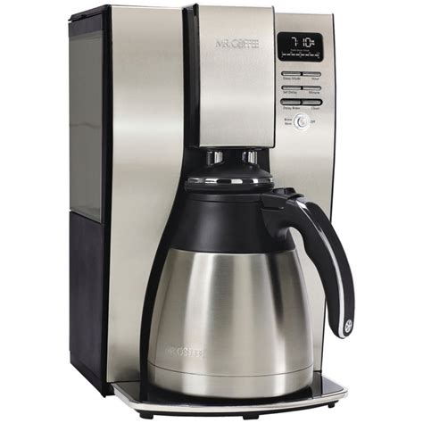 Mr Coffee Optimal Brew 10 Cup Stainless Steel Programmable Coffee