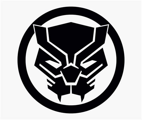 Marvel Black Panther Logo Symbol Car Decal Vinyl Sticker Etsy