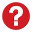 Question Mark Icon Flat Red Round Button Vector Illustration – MECO