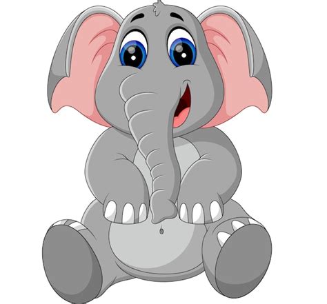 Premium Vector Cute Elephant Cartoon