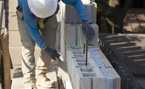 Insulated Concrete Masonry Units Save Construction Time