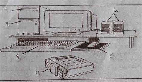 Top More Than 166 Computer Parts Drawing Images Best Vn