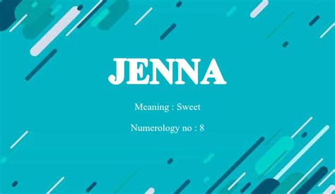 jenna name meaning