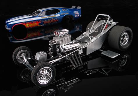Harry Schmidt Richard Tharp 1972 Blue Max Ford Mustang Funny Car