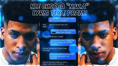 Nle Choppa Blocc Is Hot Lyric Text Prank On Fake Gang Hot Sex Picture